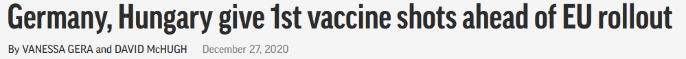 德国首位新冠疫苗接种者：101岁老人