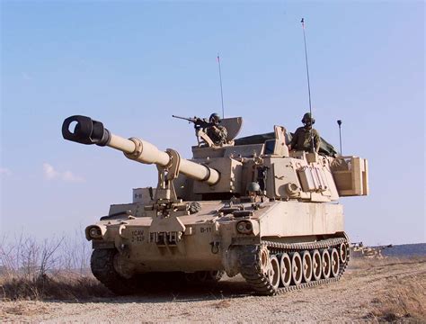 美军M109自行火炮。（图片来源于网络）
