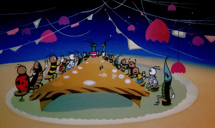 黑猫警长:螳螂姑娘结婚啦,好幸福呀,婚礼邀请了好多朋友