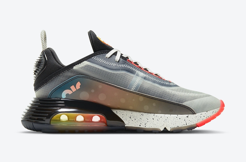 彩虹样式妆点全新airmax2090官图释出