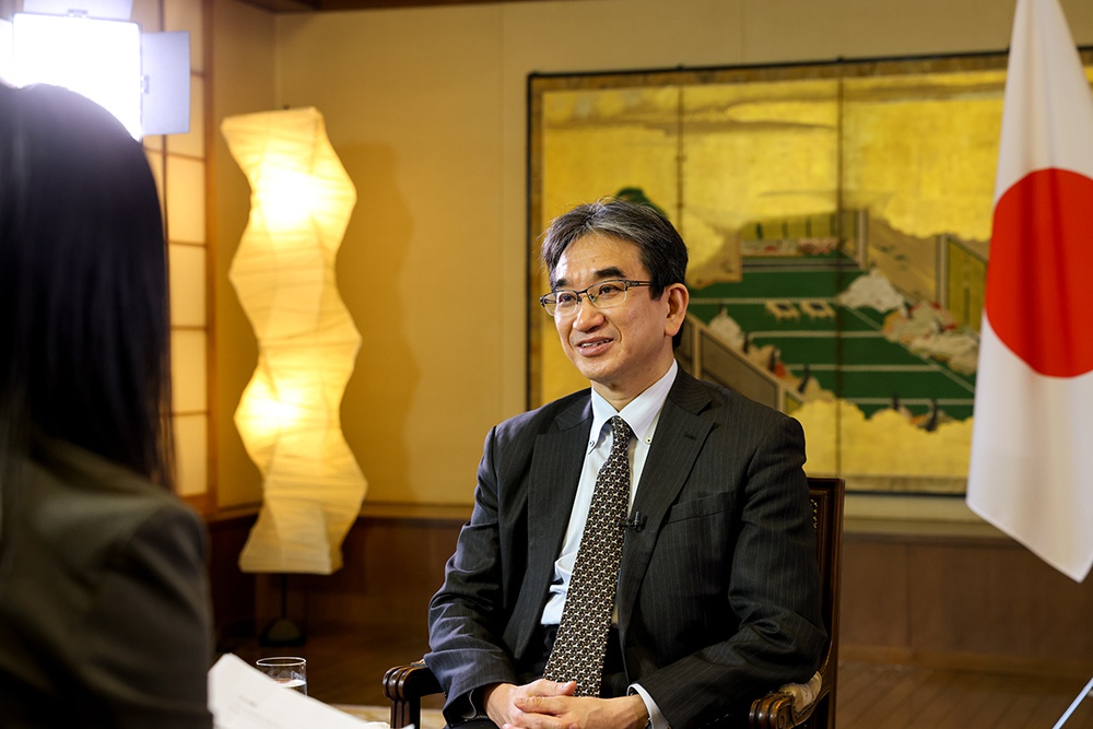 专访日本新任驻华大使垂秀夫 六提 稳定的中日关系 中日关系 新浪财经 新浪网