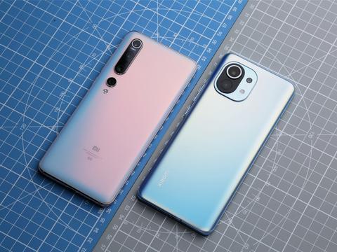 小米11图赏四向曲面2k屏硕大相机模组