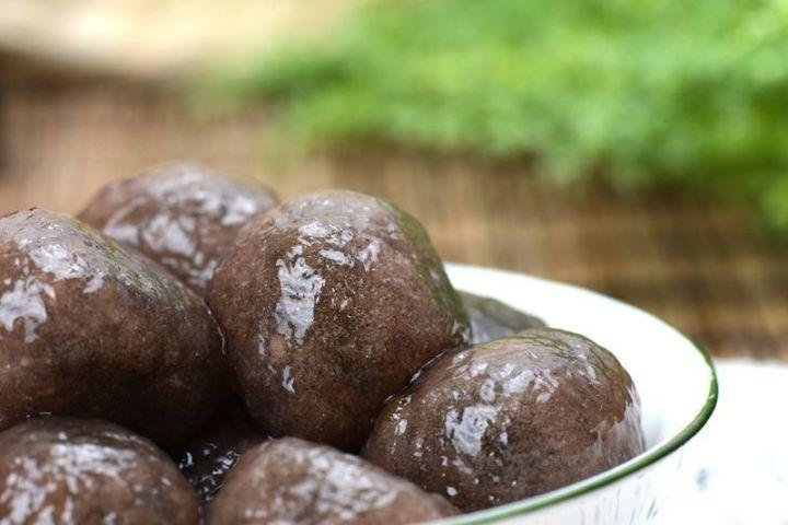 盐城特色小吃建湖藕粉圆子清甜爽口你吃过吗