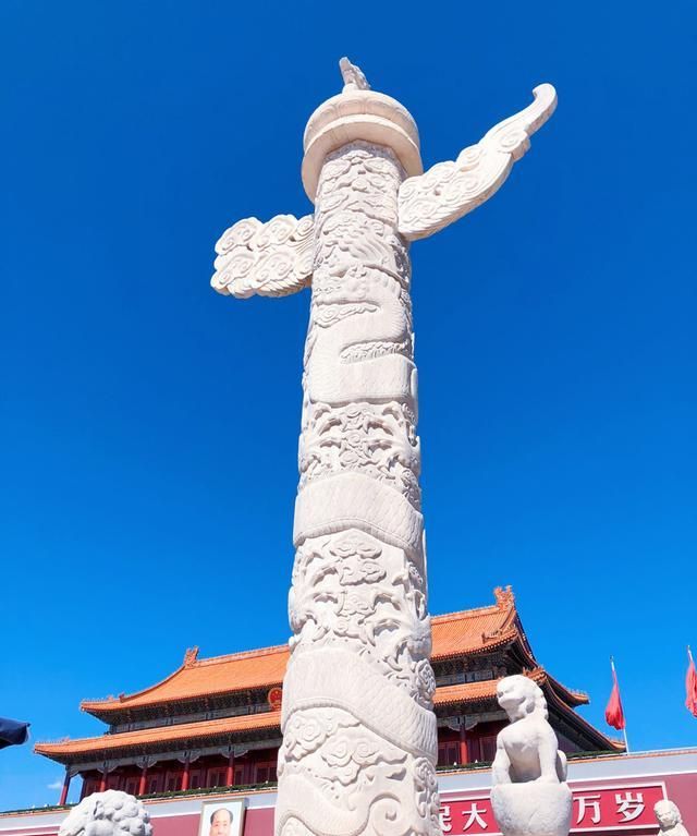 天安门广场的4根汉白玉柱子,20吨矗立了500年,古代作用很大|天安门广场|华表|汉白玉_新浪新闻
