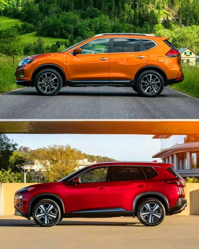 新老奇骏对比，内饰比现款好看十倍，换装分体式大灯是亮点