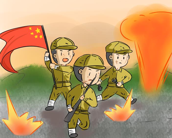 革命战争动画图片