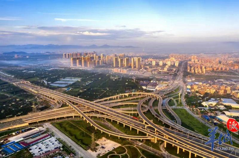 江门市新会区珠西枢纽新城新貌 胡永雄 摄