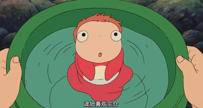 宫崎骏动画《崖上的波妞》内地定档跨年日,宫爷爷写亲笔信祝快乐