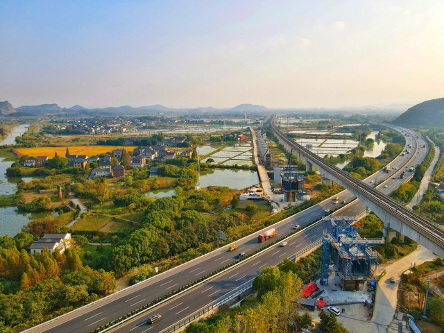 湖杭铁路德清段东坡特大桥1904根桩基全部施工完成
