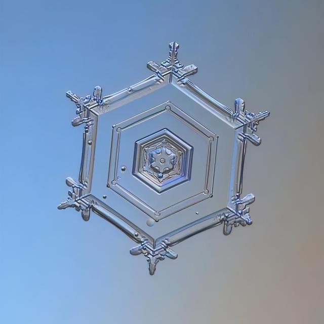 雪花原来这么美