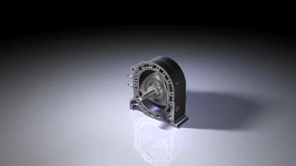 转子发动机工作原理,这个动画太直观,27秒整明白了