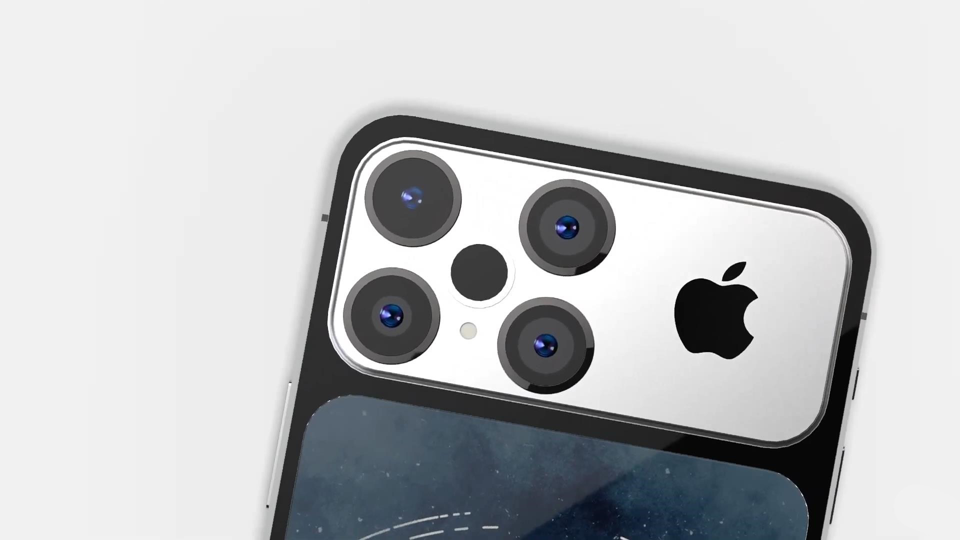 iphone13pro概念图正反双屏后置五摄感觉比iphone12要香