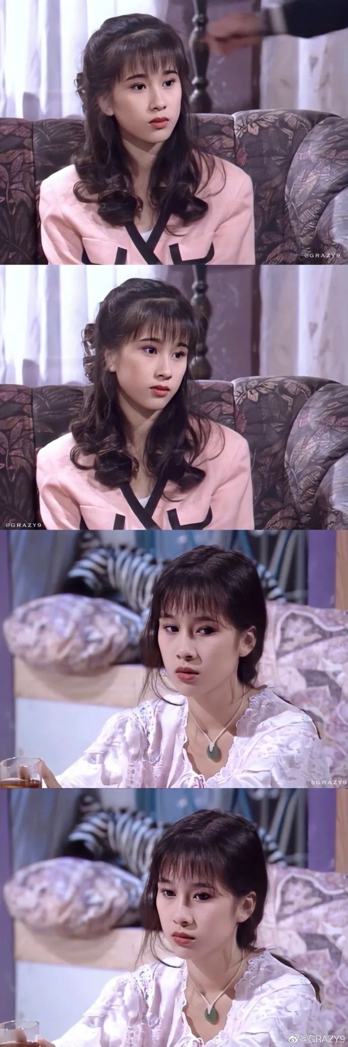 文颂娴颜值好在线!是又灵又美的小仙女了!