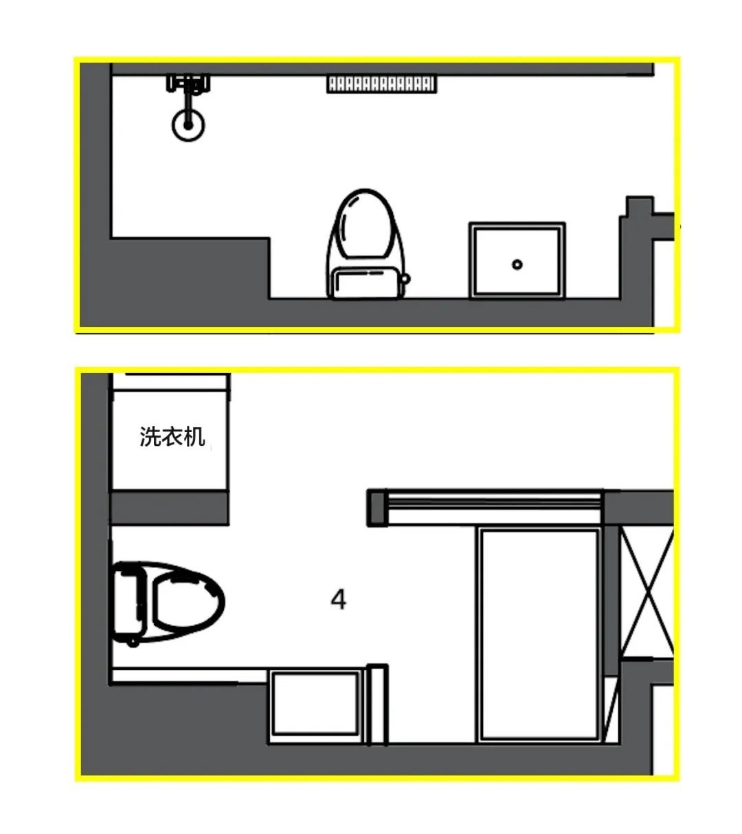 2㎡卫生间还能干湿分离?来看看这11个真实改造案例,绝了!