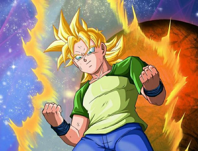 龙珠孙悟天不但实力毁了长大后和悟空一点不像成为野比天