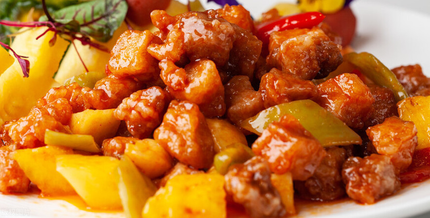 菠萝鸡片,适合天热没胃口,酸甜开胃,好吃不怕胖