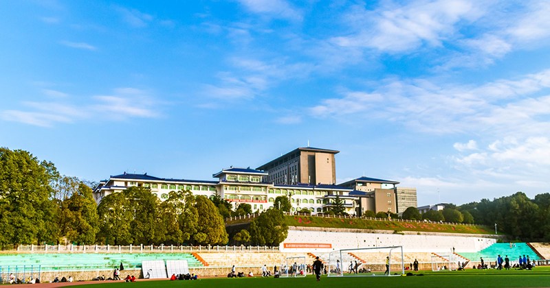 湖北民族大学鸟瞰图图片