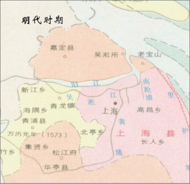 上海水系历史变迁。赵敏华 供图