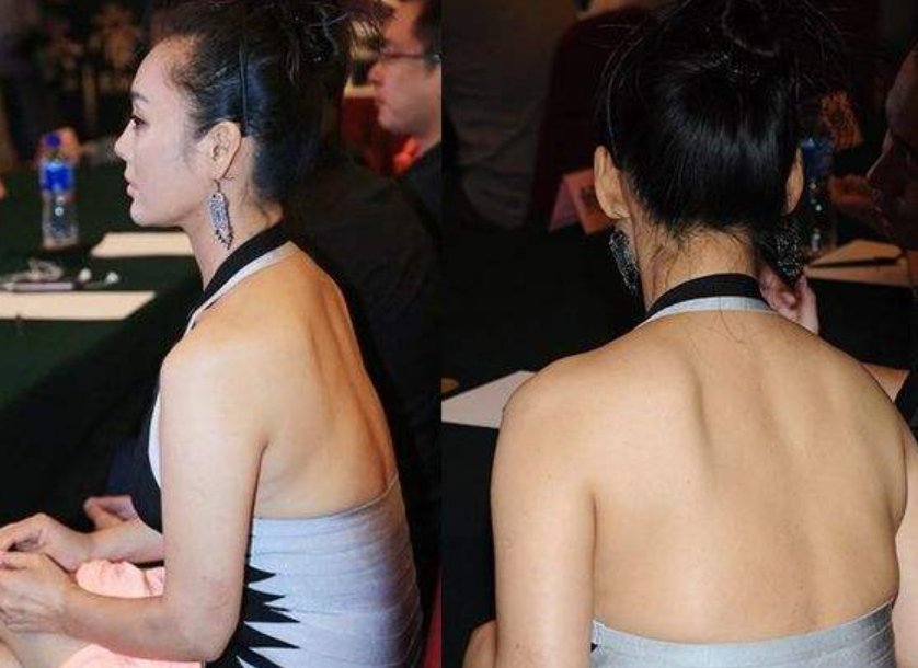 孙俪整个背都爬满了肌肉这快要超越邓超了吧