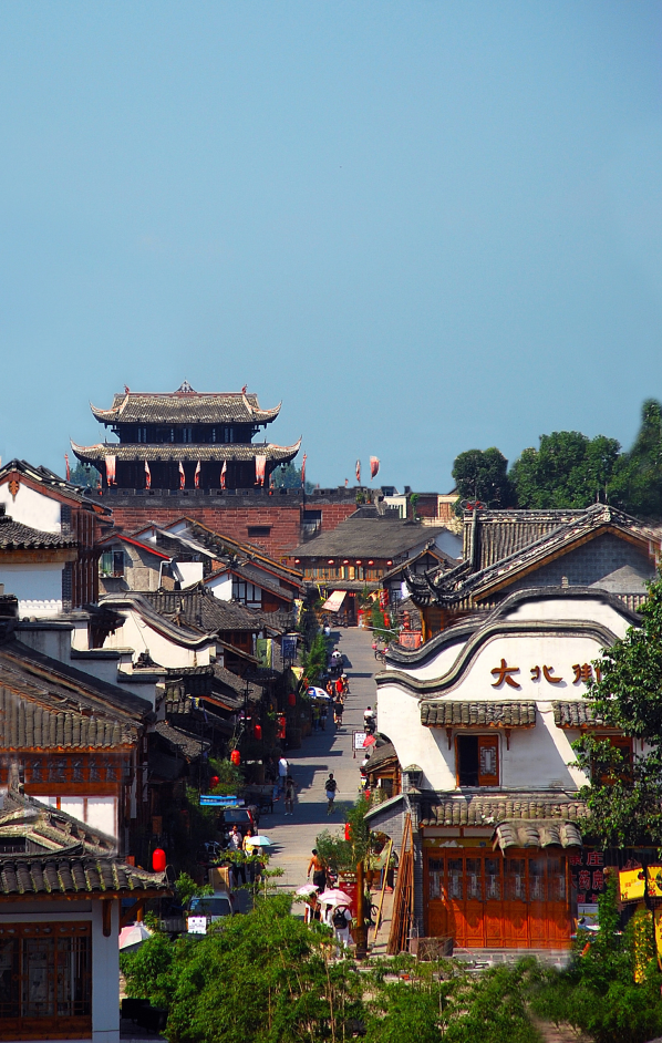 被评为国家aaa级旅游景区的临邛古城景点——大北街