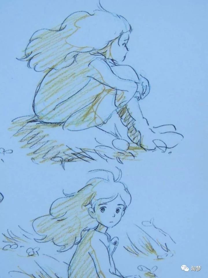 宫崎骏原画手稿赏析丨鲜赏