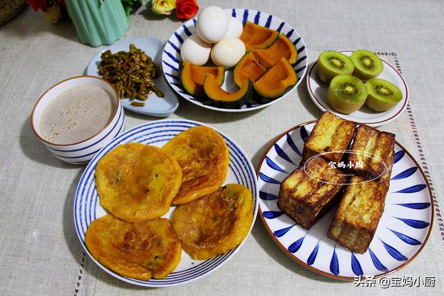 勤快宝妈做早餐,不精致但营养实惠,朋友圈一晒:家的味道