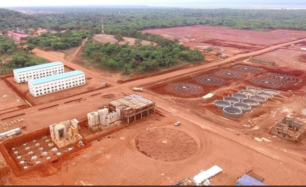 今年1月，中国有色矿业集团控股的刚果（金）德兹瓦铜钴矿正式开业 图自：社交媒体