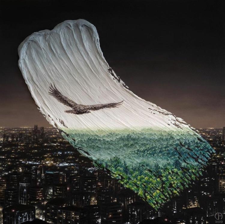 【视觉】油画里的反差世界