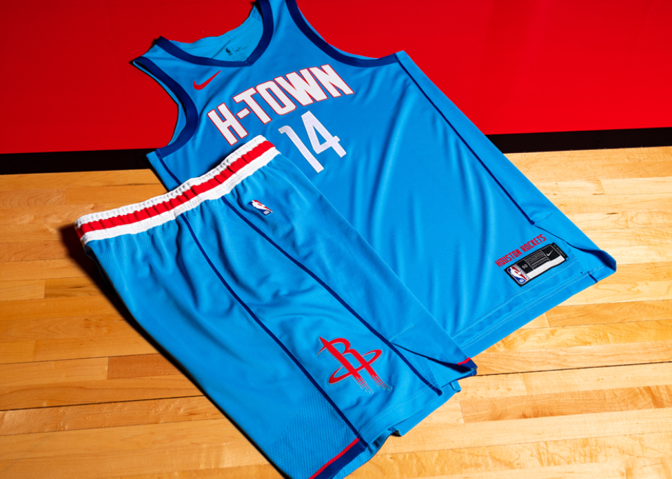 火箭正式发布蓝色款全新球衣