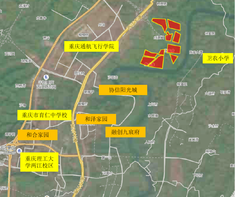 此外,当天,九龙坡区中梁山组团还有1宗商住用地公告到期出让.