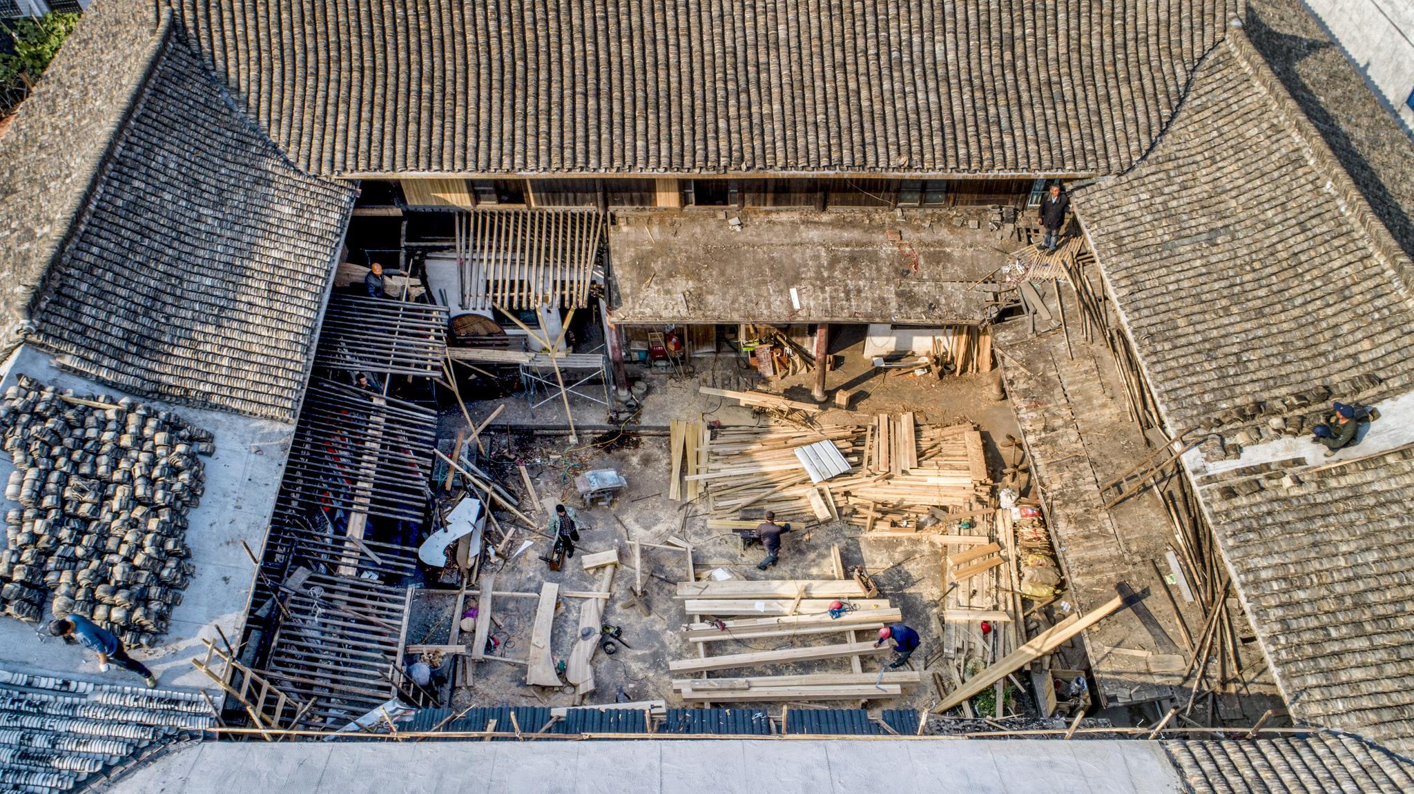 传承历史文脉,仙居尚仁村修缮上千年古建筑