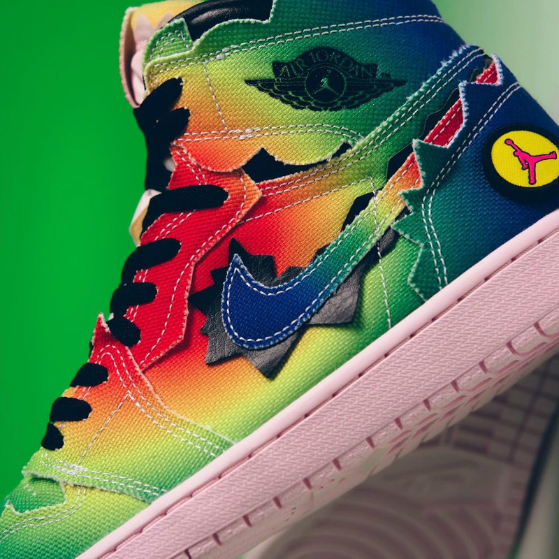 今早彩虹 j balvin x aj1 你抢到了么?