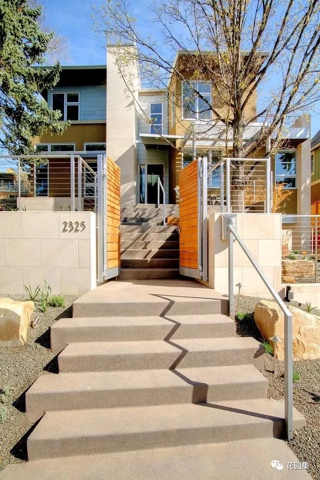 谁说院门口的设计就不能高级看庭院入户门的设计技巧都在这里啦