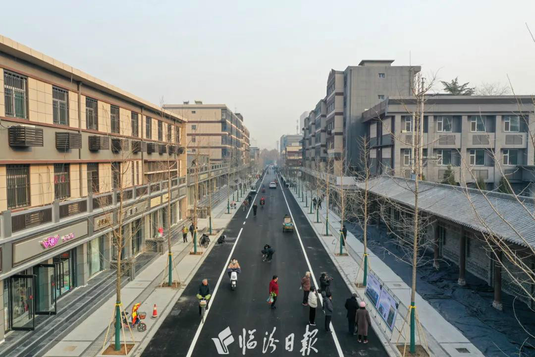 临汾解放路和财神楼街正式开通两条老街换新颜