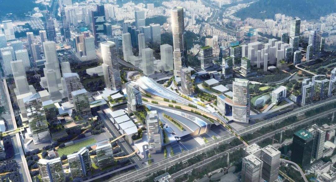 规模超深圳北站,西丽综合交通枢纽是这样的!