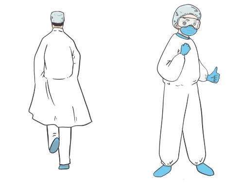 致白衣战士们!一年最美是春光,为你剪来做衣裳