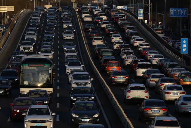 北京又见堵车
