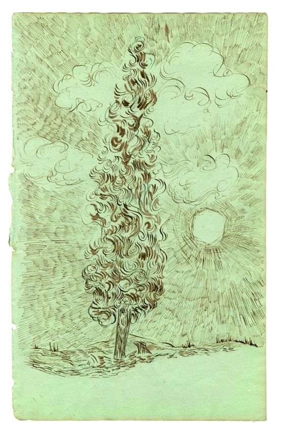 他喜欢喝苦艾酒.在巴黎那会,他几乎每天都到楼下的咖啡厅连喝好