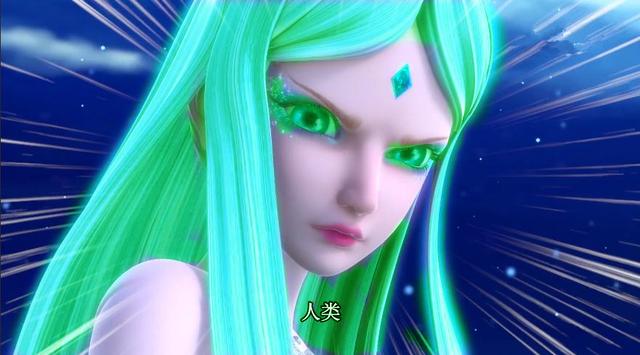 当叶罗丽角色染成绿发,冰公主依然冷艳,文茜魔化更严重