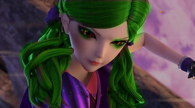 当叶罗丽角色染成绿发,冰公主依然冷艳,文茜魔化更严重