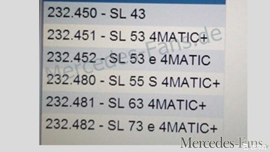 最大功率超800马力 新一代奔驰SL或将推“73”车型