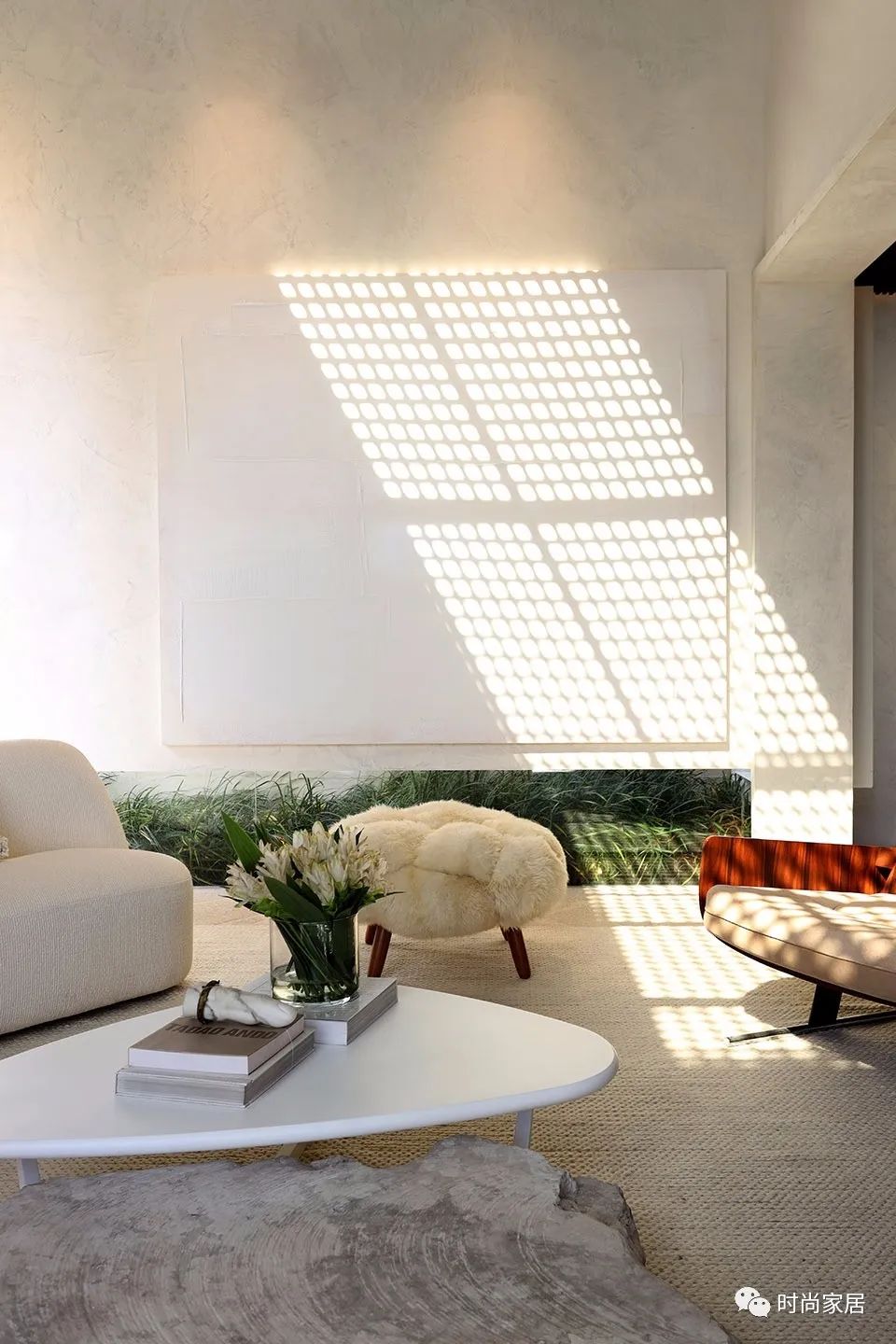 用光影,绿植装修155㎡纯白住宅,美好到你想象不到!