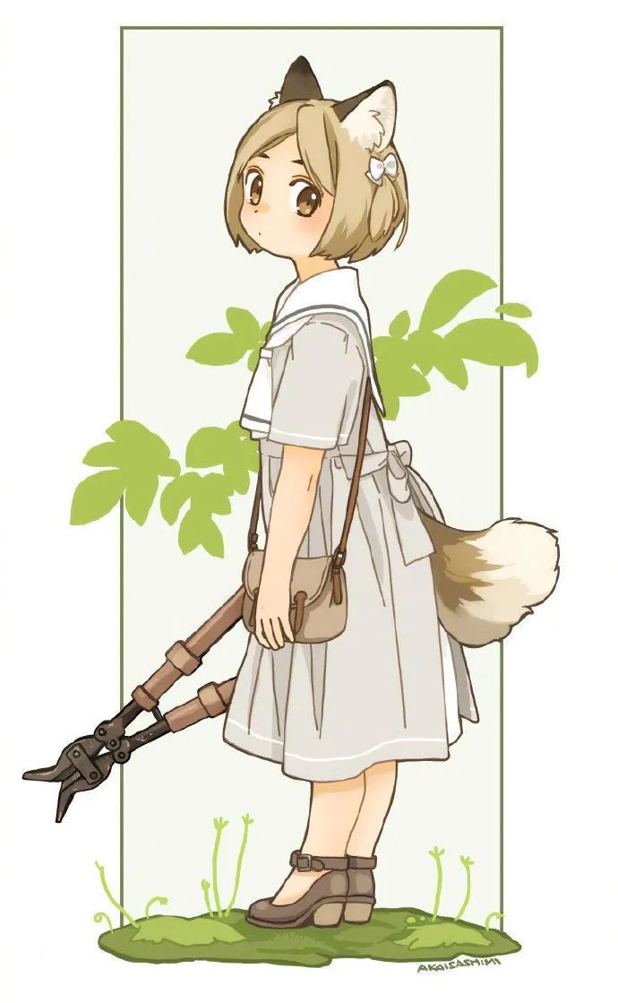 你要来一只猫耳娘嘛?圆脸女孩不要太可爱!