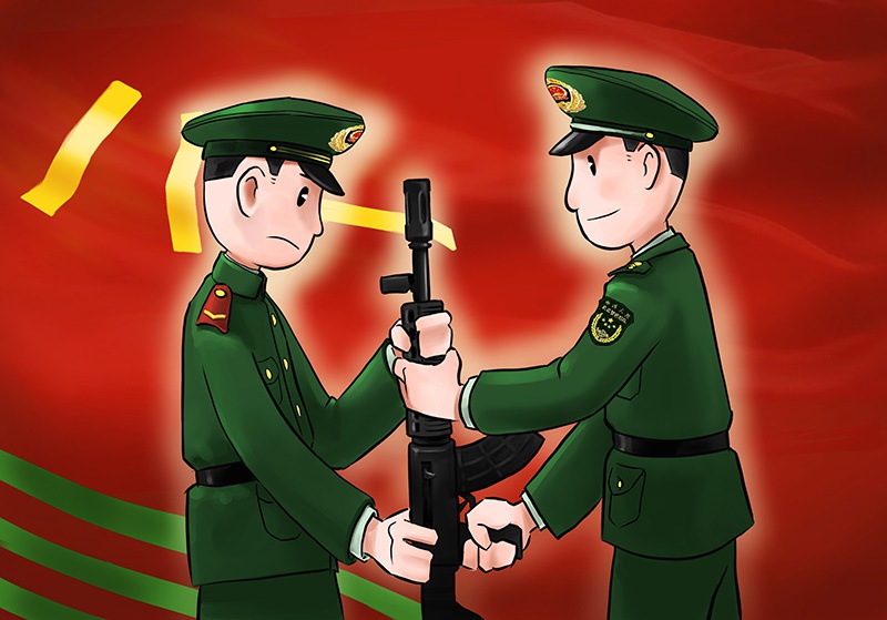 "漫说"00后武警新兵成长之路