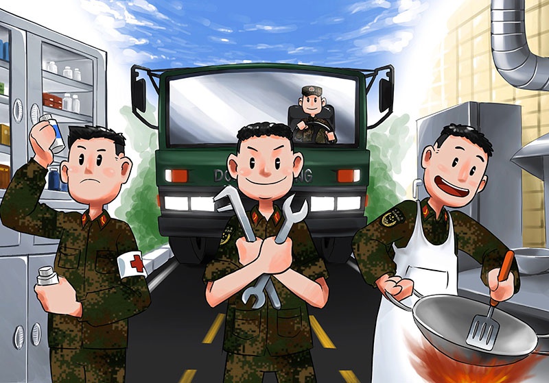 "漫说"00后武警新兵成长之路