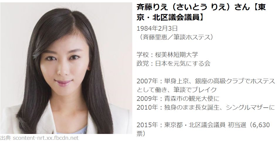 铃木绫子·江东区议会议员·民主党中野稔子·大阪府会议员·大阪维新