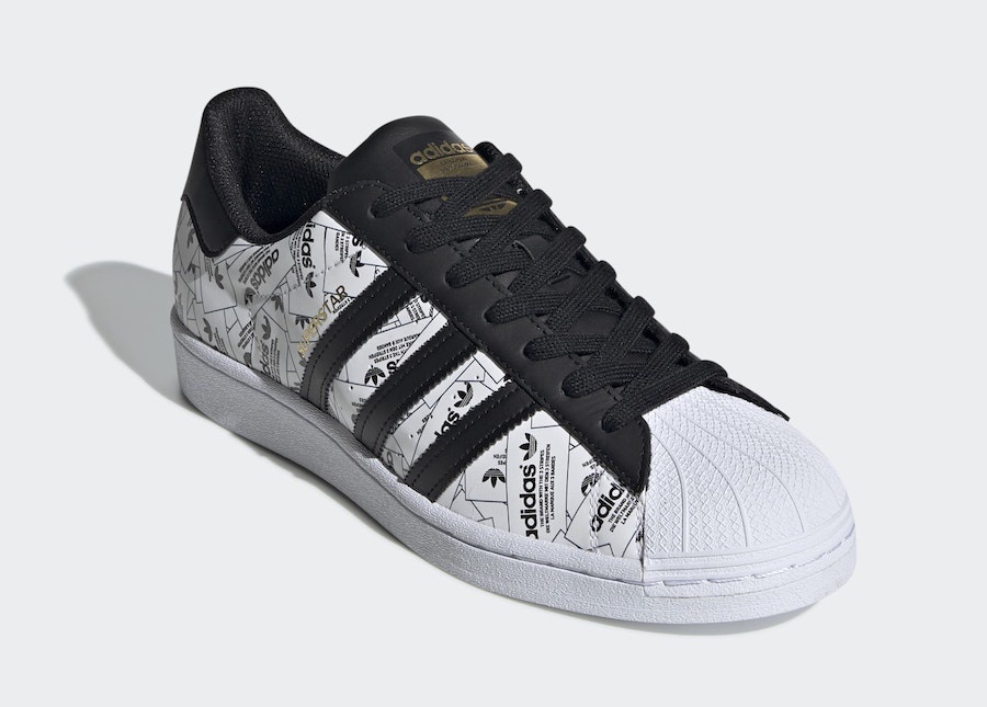 满印标签装饰暗藏亮眼反光新配色adidas贝壳头即将发售