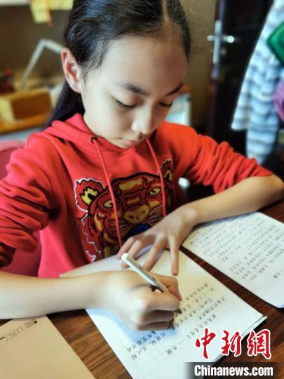 南宁小学生写信邀台湾学生“云”上传统节日“三月三”