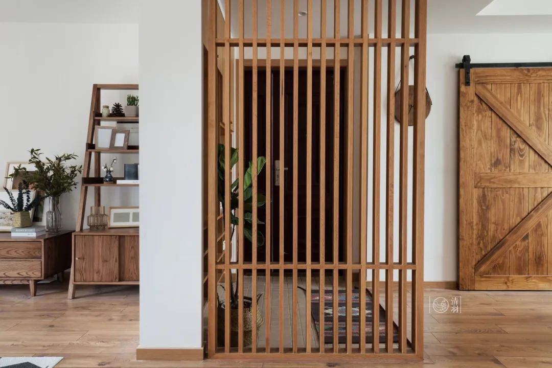 空间装上屏风屏而不封透而不空