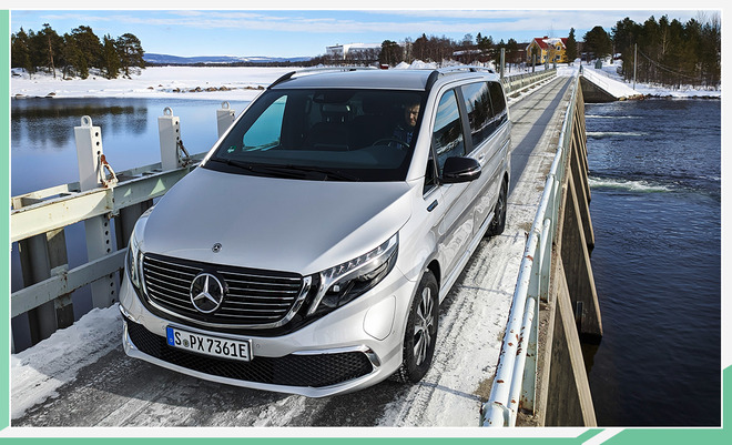 梅赛德斯-奔驰EQV完成冰雪测试 有望下半年上市